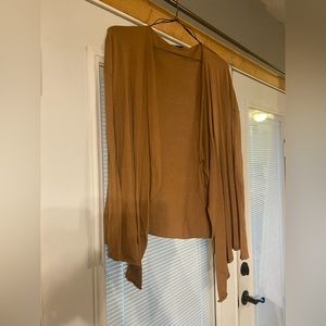 Camel colored cardigan